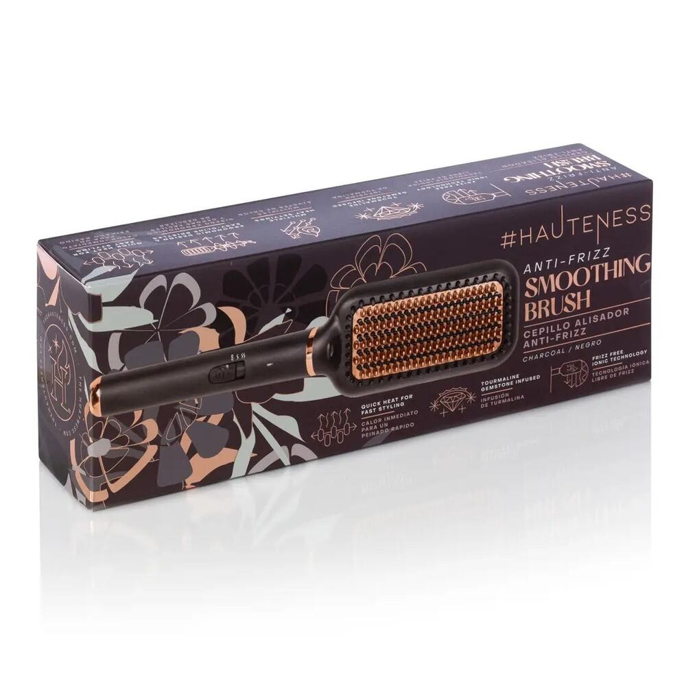 Hauteness Anti-Frizz Quick Heating Smoothing Brush Multiple Heat Settings
